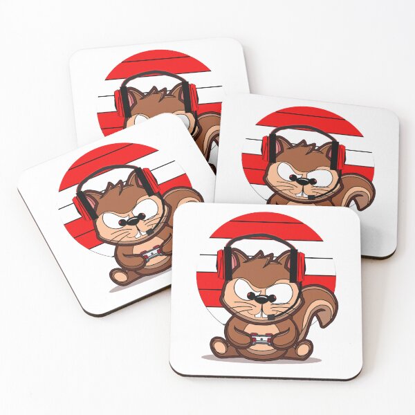 Item preview, Cute Squirrel Gamer designed and sold by GarnersDesigns.