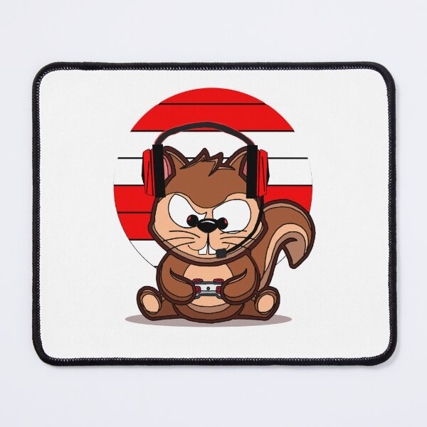 Item preview, Cute Squirrel Gamer designed and sold by GarnersDesigns.