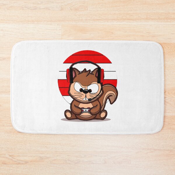 Item preview, Cute Squirrel Gamer designed and sold by GarnersDesigns.