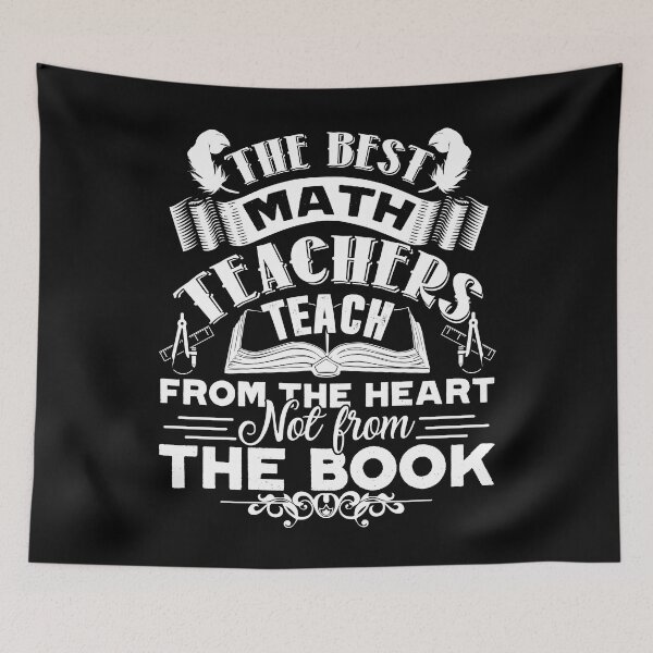 Item preview, Math Teacher - Best Math Teacher Teach From Heart designed and sold by UnknownArtistt.