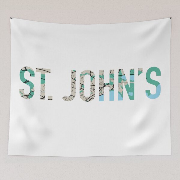 Item preview, St. John's Map Art designed and sold by BekahsDoodles.