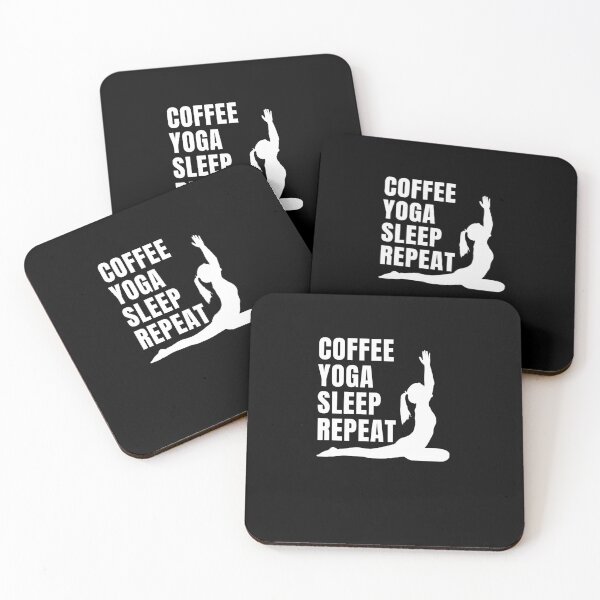 Item preview,  Coffee Yoga Eat Repeat designed and sold by Ahmed  Feki.