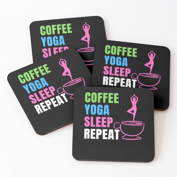 Item preview,  Coffee Yoga Eat Repeat designed and sold by Ahmed  Feki.