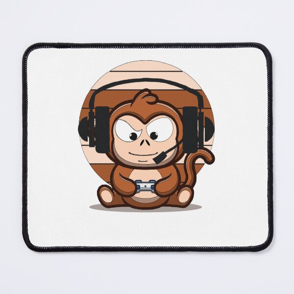 Artikelvorschau, Netter Affe Gamer entworfen und verkauft von GarnersDesigns.