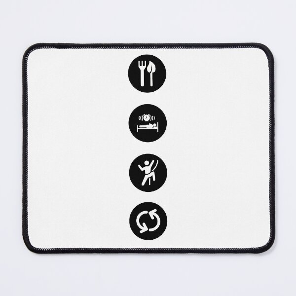 Item preview, Eat. Sleep. Climb. Repeat. Rock Climbing designed and sold by Boulder Design Co.