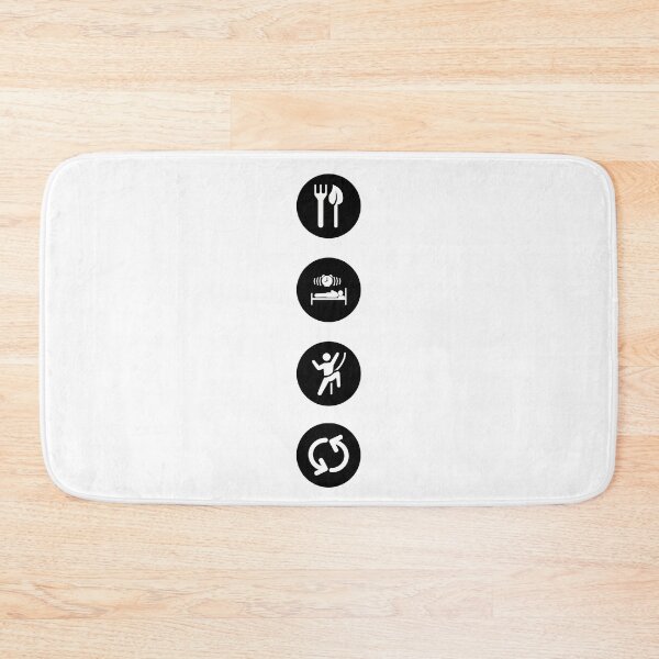 Item preview, Eat. Sleep. Climb. Repeat. Rock Climbing designed and sold by Boulder Design Co.
