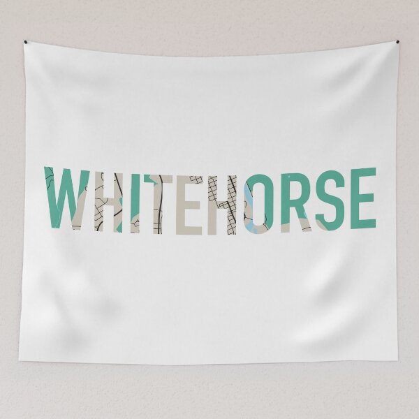 Item preview, Whitehorse Map Art designed and sold by BekahsDoodles.