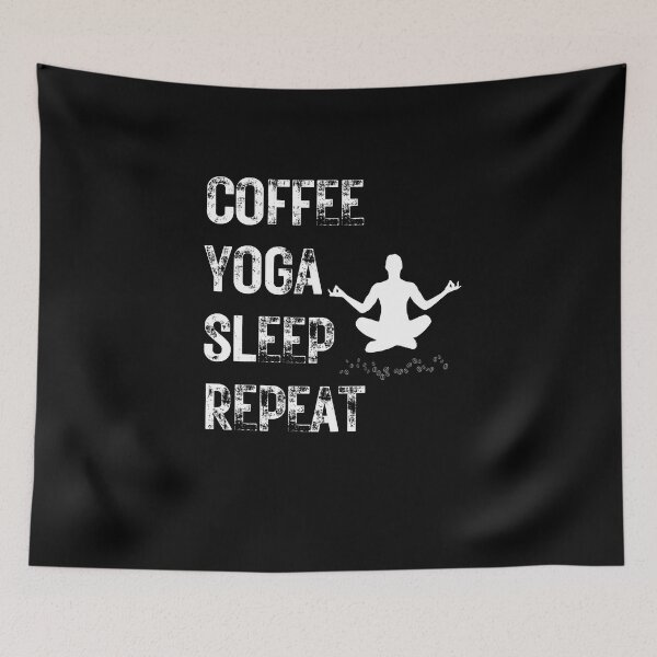 Item preview,  Coffee Yoga Eat Repeat designed and sold by Ahmed  Feki.