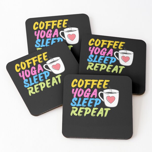 Item preview,  Coffee Yoga Eat Repeat designed and sold by Ahmed  Feki.