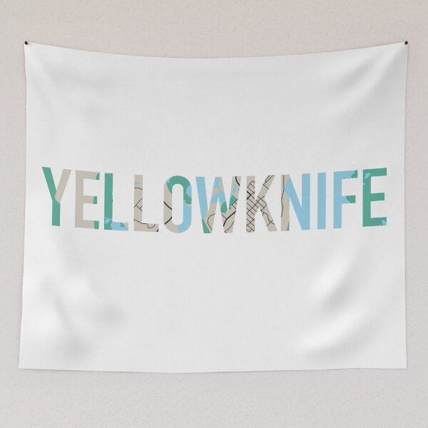 Item preview, Yellowknife Map Art designed and sold by BekahsDoodles.