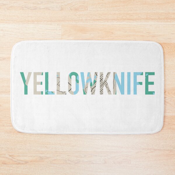 Item preview, Yellowknife Map Art designed and sold by BekahsDoodles.
