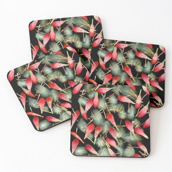 Item preview, Petal Duet 2 Dark Floral designed and sold by LindasPhotoArt.