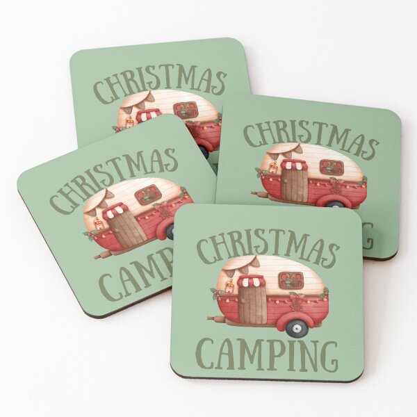 Item preview, Christmas Camping Vintage Design for Kids and Adults Camping this Christmas designed and sold by tranquilbeach.