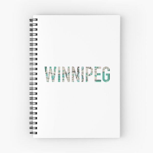Artikelvorschau, Winnipeg-Kartenkunst entworfen und verkauft von BekahsDoodles.