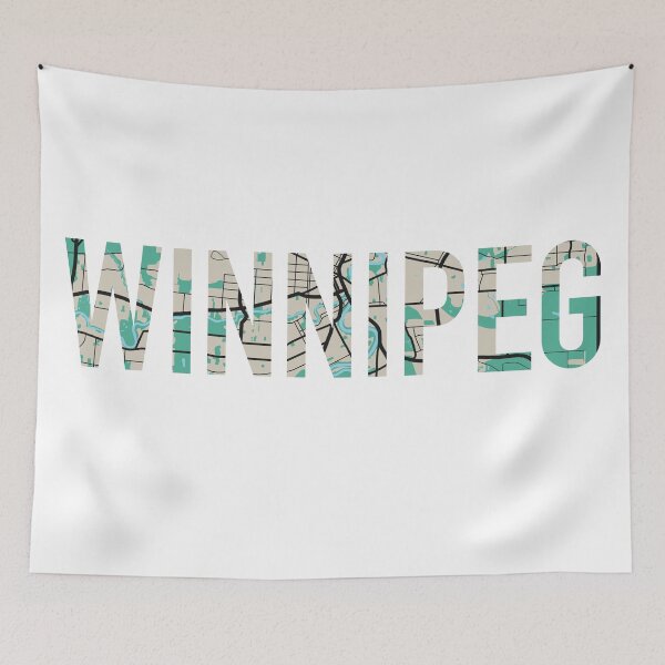 Item preview, Winnipeg Map Art designed and sold by BekahsDoodles.