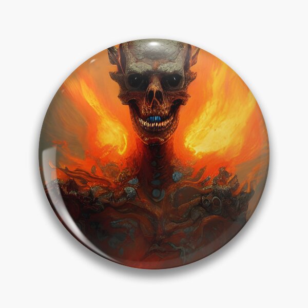 Item preview, Dragon skull fire spirit designed and sold by Faytaiart.