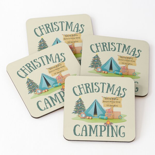 Item preview, Christmas Camping Design for Kids and Adults Camping at Christmas smore campfire elf designed and sold by tranquilbeach.