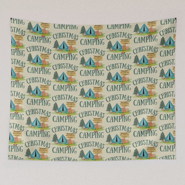 Item preview, Christmas Camping Design for Kids and Adults Camping at Christmas smore campfire elf designed and sold by tranquilbeach.