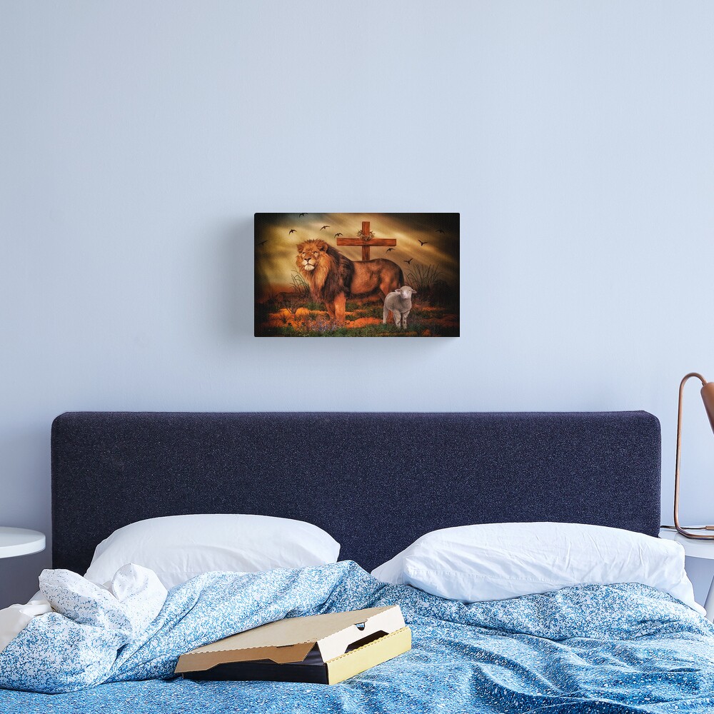 The Lion And The Lamb Canvas Print