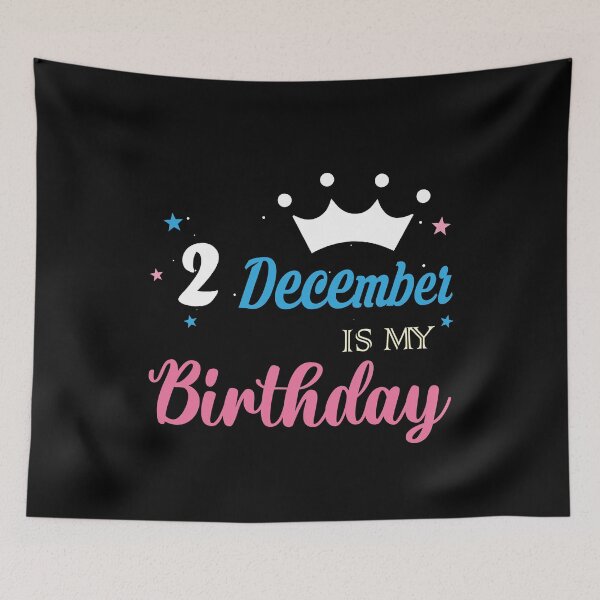 Item preview, Happy birthday 2 december  designed and sold by Thealstars  ⭐⭐⭐⭐⭐.