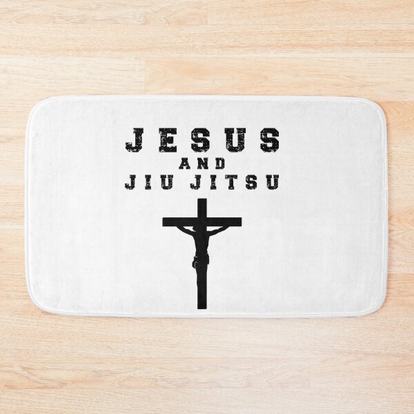 Item preview, Jesus & Jiu Jitsu Design for Christian Martial Arts Fan. Japanese Martial Art Quote/Phrase! Funny Jiu Jitsu Design for a Jiu Jitsu / Jujitsu Lover designed and sold by TheKarateStore.