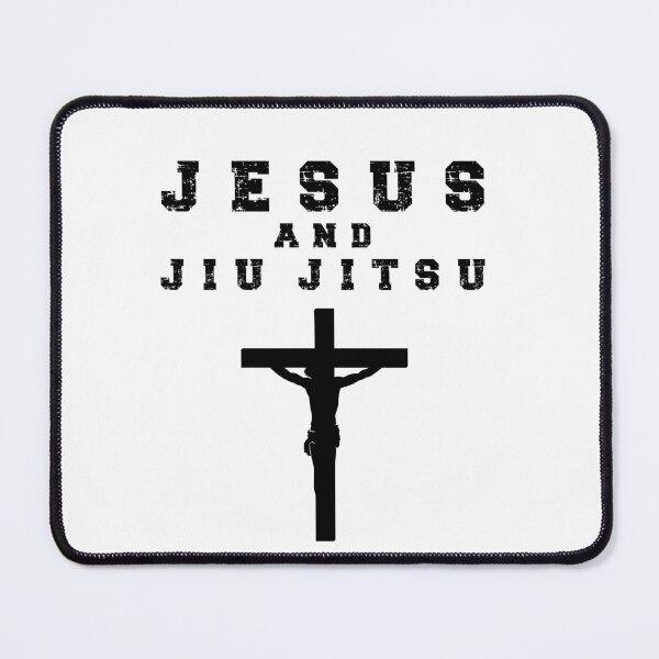 Item preview, Jesus & Jiu Jitsu Design for Christian Martial Arts Fan. Japanese Martial Art Quote/Phrase! Funny Jiu Jitsu Design for a Jiu Jitsu / Jujitsu Lover designed and sold by TheKarateStore.