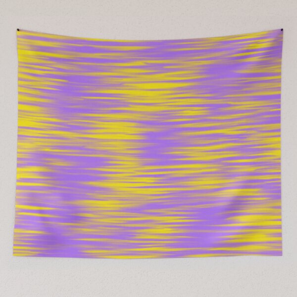 Item preview, Lavender & Yellow Water Pattern designed and sold by rainestore.