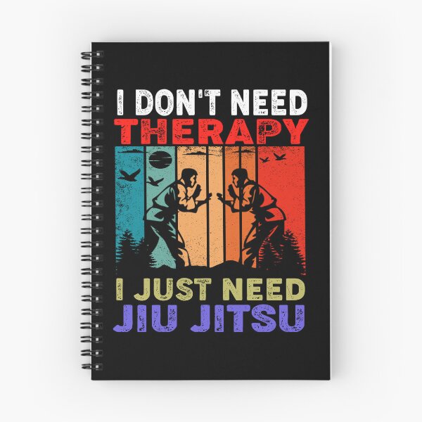 Item preview, I Don't Need Therapy I Just Need Jiu Jitsu!! Vintage Sunset / Retro Sunset Jiu Jitsu Design for a Jiu Jitsu / Jujitsu Lover designed and sold by TheKarateStore.