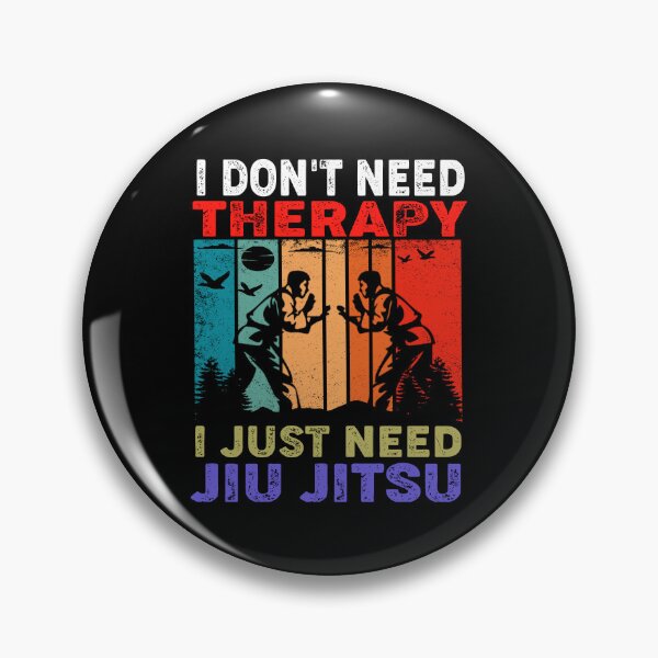 Item preview, I Don't Need Therapy I Just Need Jiu Jitsu!! Vintage Sunset / Retro Sunset Jiu Jitsu Design for a Jiu Jitsu / Jujitsu Lover designed and sold by TheKarateStore.