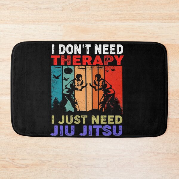 Item preview, I Don't Need Therapy I Just Need Jiu Jitsu!! Vintage Sunset / Retro Sunset Jiu Jitsu Design for a Jiu Jitsu / Jujitsu Lover designed and sold by TheKarateStore.