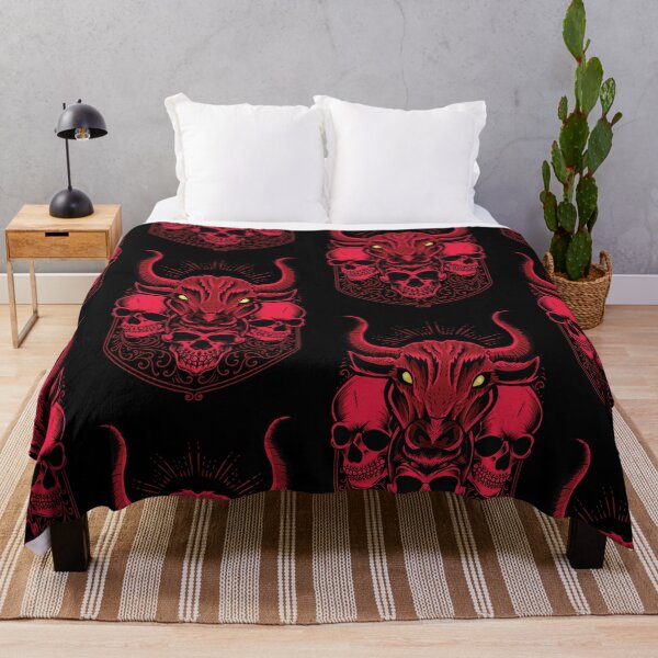 Item preview, Scary Skull Red Bull Design designed and sold by zoripet Store.