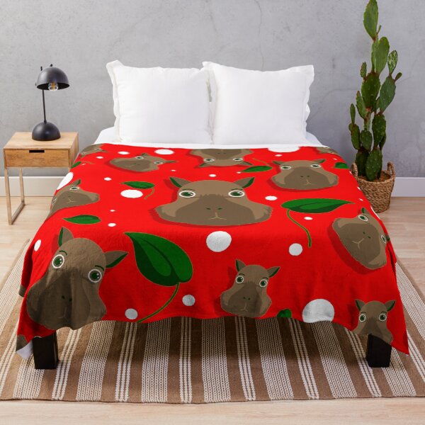 Item preview, christmas capybara designed and sold by Gossip Rag.