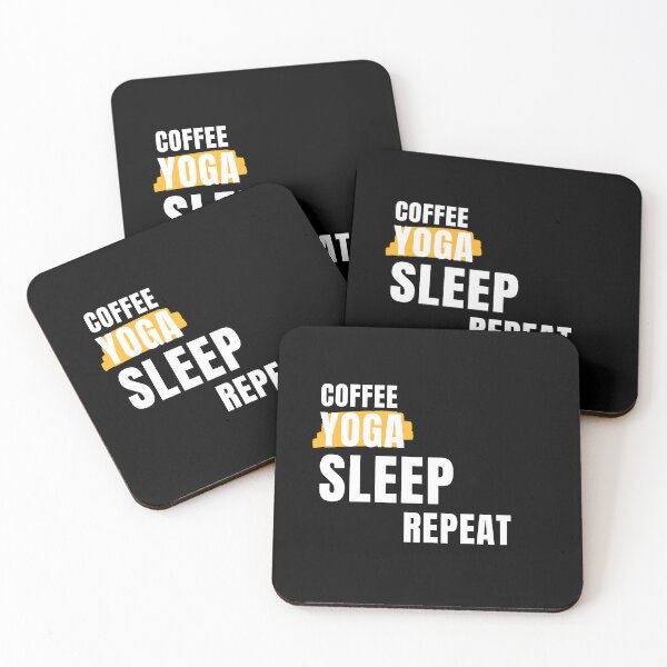 Item preview,  Coffee Yoga Eat Repeat designed and sold by Ahmed  Feki.