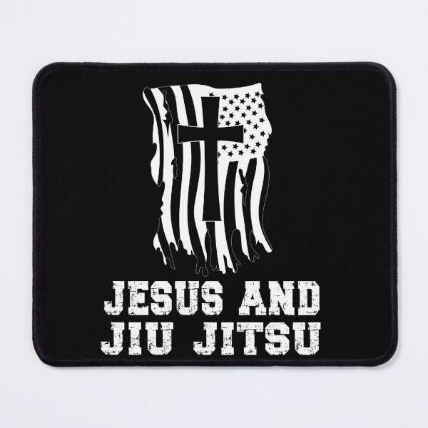 Item preview, Jesus & Jiu Jitsu Design for Christian Martial Arts Fan. Japanese Martial Art Quote/Phrase! Funny Jiu Jitsu Design for a Jiu Jitsu / Jujitsu Lover designed and sold by TheKarateStore.