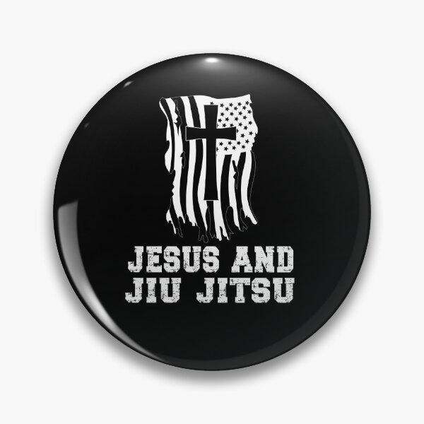 Artikelvorschau, Jesus & Jiu Jitsu Design für christliche Kampfkunstfans. Japanisches Kampfkunstzitat/-satz! Lustiges Jiu Jitsu-Design für einen Jiu Jitsu-/Jujitsu-Liebhaber entworfen und verkauft von TheKarateStore.