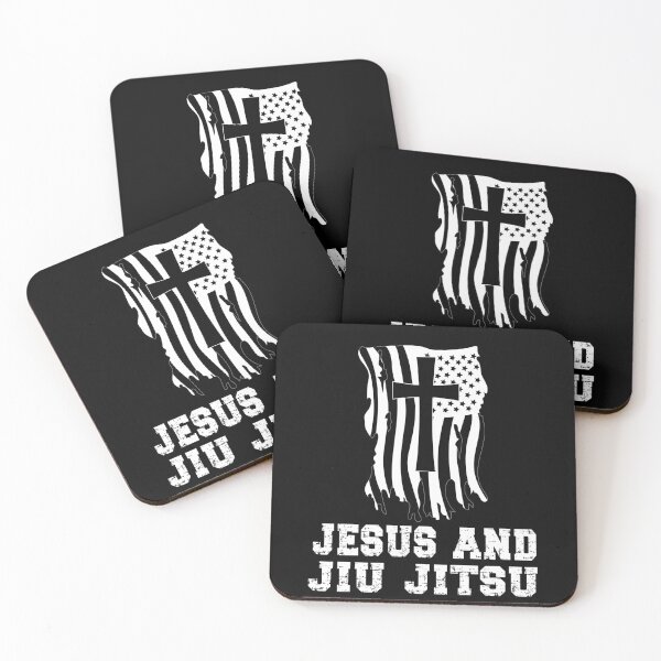 Item preview, Jesus & Jiu Jitsu Design for Christian Martial Arts Fan. Japanese Martial Art Quote/Phrase! Funny Jiu Jitsu Design for a Jiu Jitsu / Jujitsu Lover designed and sold by TheKarateStore.