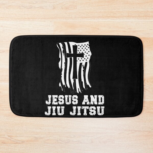 Item preview, Jesus & Jiu Jitsu Design for Christian Martial Arts Fan. Japanese Martial Art Quote/Phrase! Funny Jiu Jitsu Design for a Jiu Jitsu / Jujitsu Lover designed and sold by TheKarateStore.