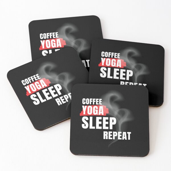 Item preview,  Coffee Yoga Eat Repeat designed and sold by Ahmed  Feki.