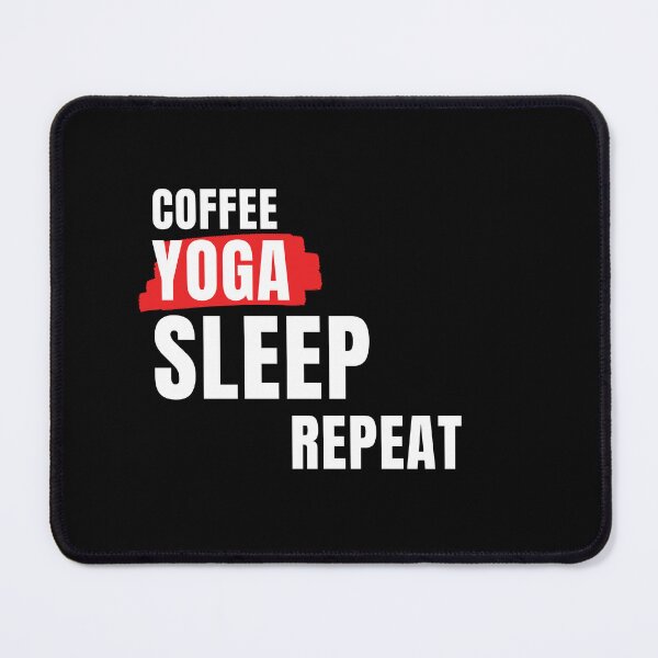 Item preview, Coffee Yoga Eat Repeat designed and sold by Ahmed Feki.