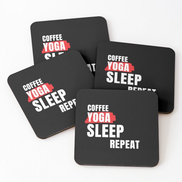 Item preview,  Coffee Yoga Eat Repeat designed and sold by Ahmed  Feki.