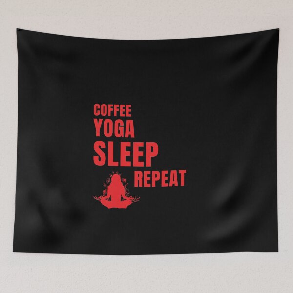 Item preview,  Coffee Yoga Eat Repeat designed and sold by Ahmed  Feki.