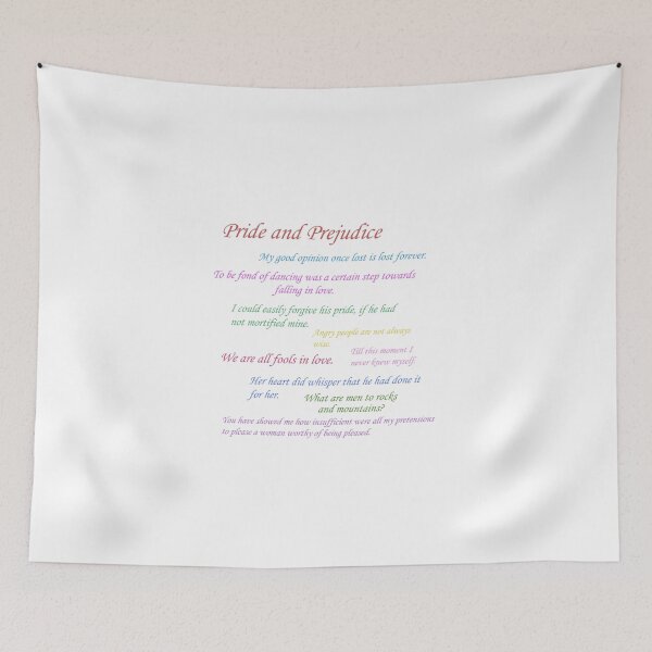 Item preview, Pride and Prejudice Quotes designed and sold by GiantSquid1.