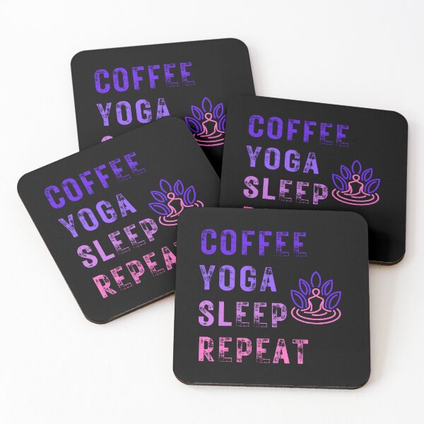 Item preview,  Coffee Yoga Eat Repeat designed and sold by Ahmed  Feki.