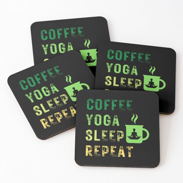 Item preview,  Coffee Yoga Eat Repeat designed and sold by Ahmed  Feki.