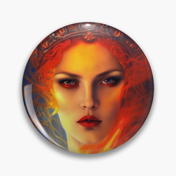 Item preview, queen of ice and fire designed and sold by Red Witch Art.