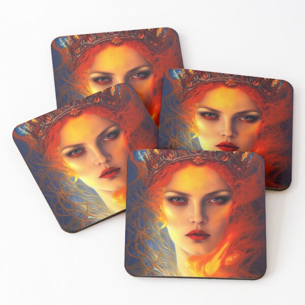 Item preview, queen of ice and fire designed and sold by Red Witch Art.