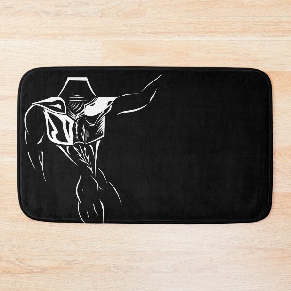 Aperçu de l'œuvre Figure musculaire abstraite - Art à l'encre pour fond noir / de couleur foncée créée et vendue par SfidaDesigns.