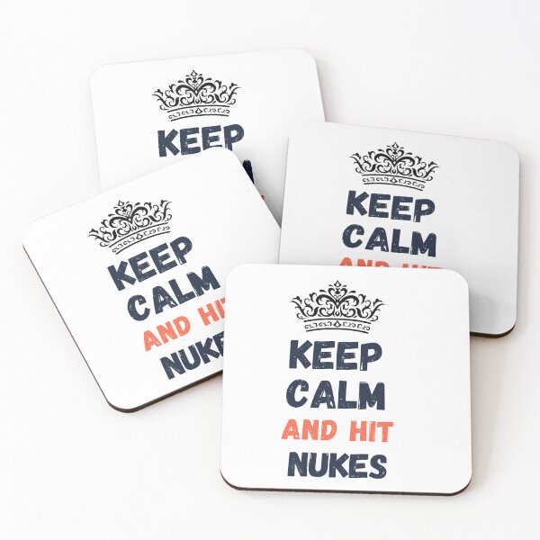 Item preview,  Keep calm and hit nukes Classic T-Shirt designed and sold by redpalaceark.