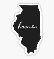 Illinois home. Sticker
