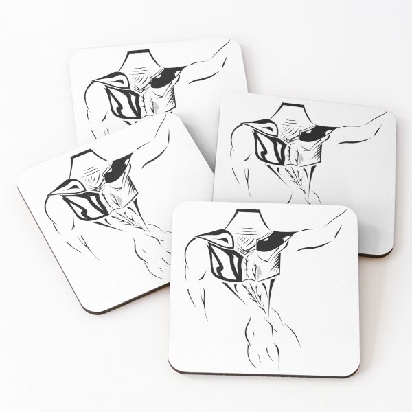 Item preview, Abstract Muscular Figure - Ink Art designed and sold by SfidaDesigns.